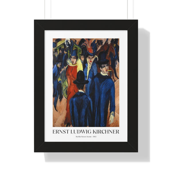 Ernst Ludwig Kirchner - Berlin Street Scene - Framed Print