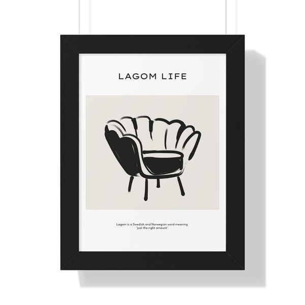 Lagom Life III - Framed Print