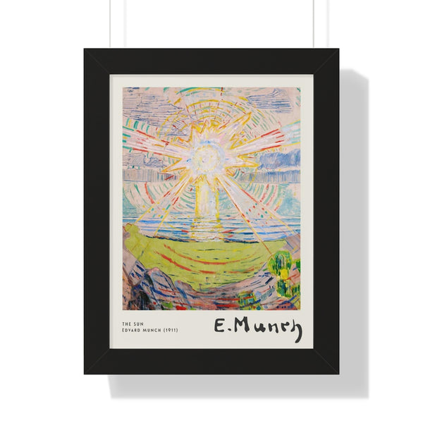 Edvard Munch - The Sun - Framed Print