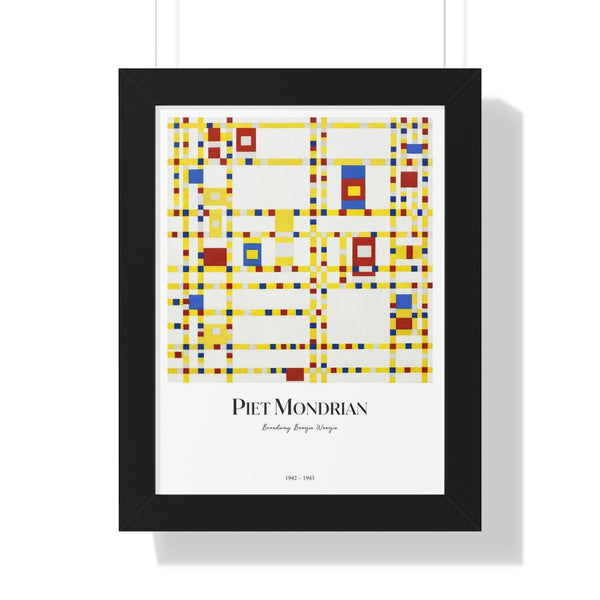 Piet Mondrian - Broadway Boogie Woogie - Framed Print