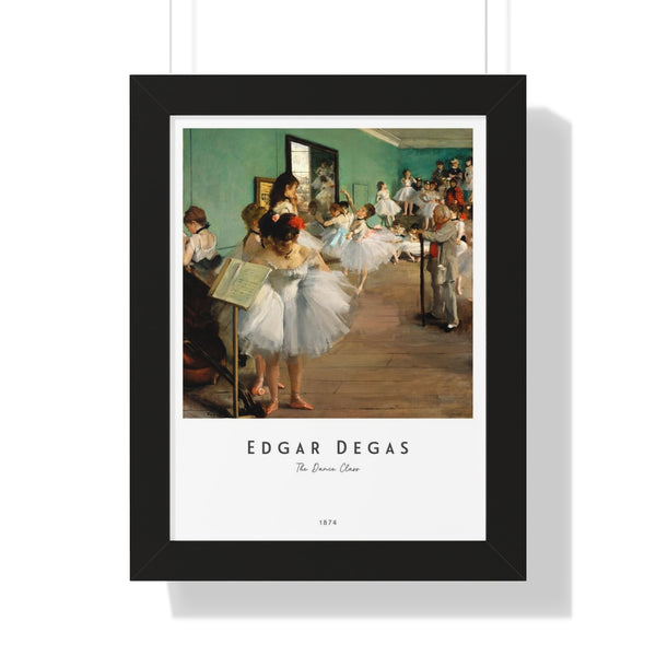 Edgar Degas - The Dance Class - Framed Print