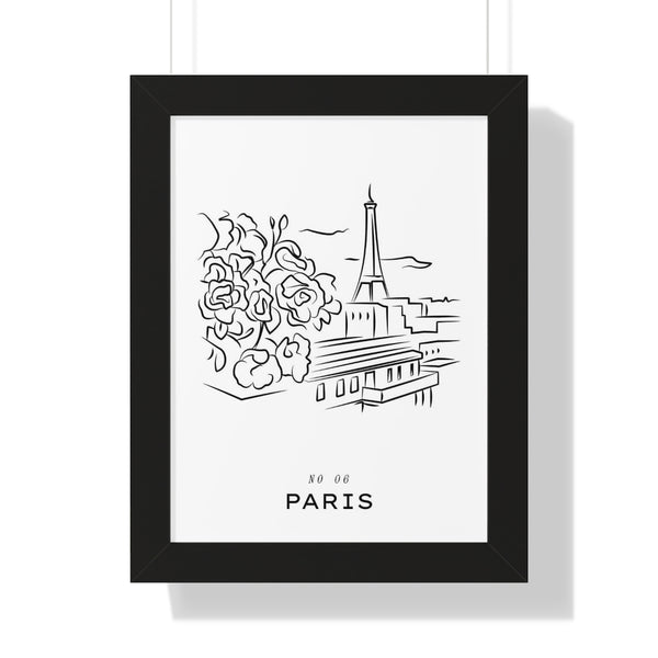 Paris View No 26 - Framed Print