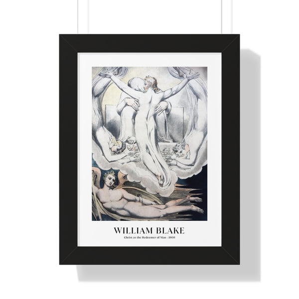 William Blake - Christ as the Redeemer of Man - Framed Print