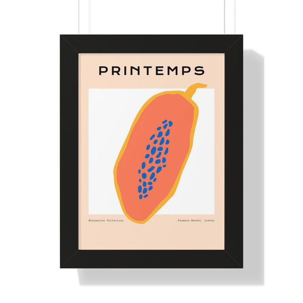 Papaya - Framed Print