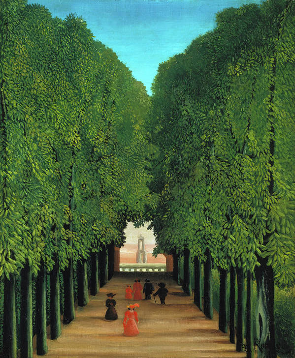 The Avenue in the Park at Saint Cloud - Art Print