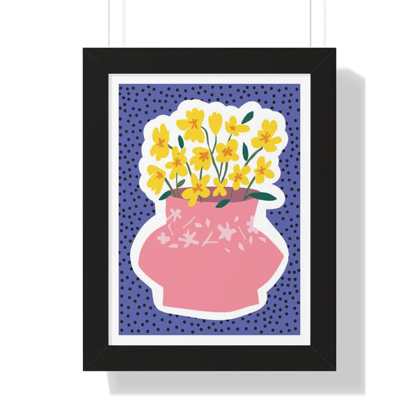 Floral No 38 - Framed Print