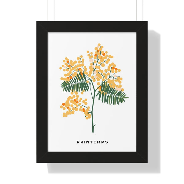 Fleur cachee - Framed Print