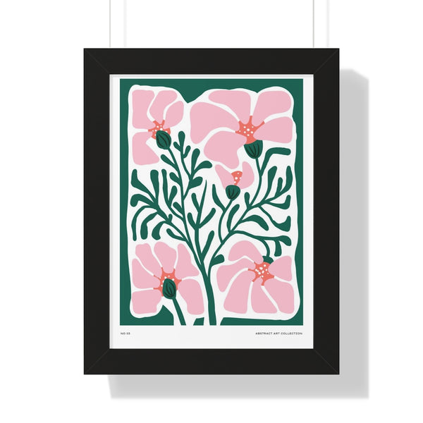 Fleurs de rêverie - Framed Print