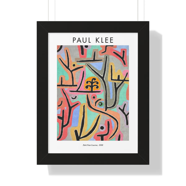 Paul Klee - Park Near Lucerne - Framed Print