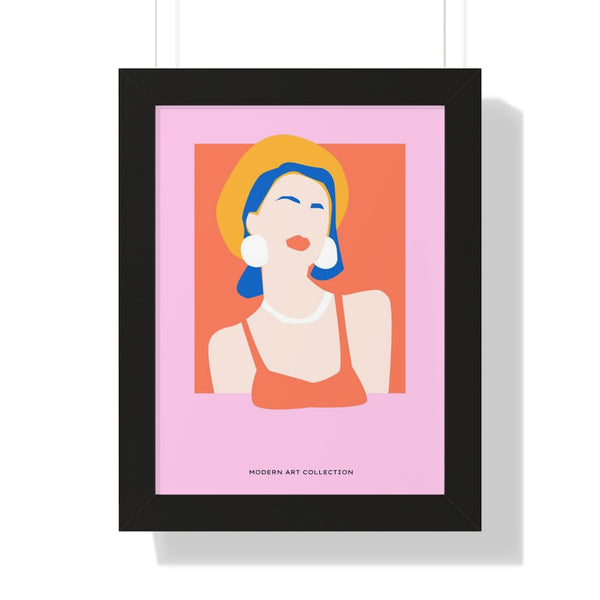 Parisian Woman - Framed Print