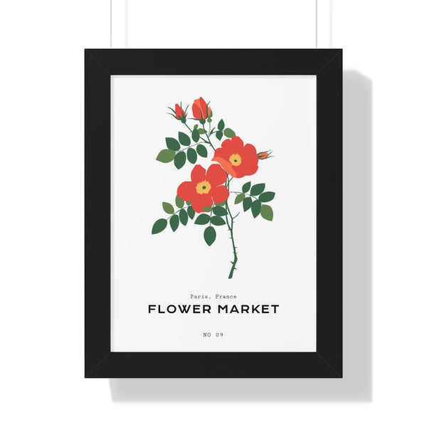 Flower Market Paris No 09 - Framed Print