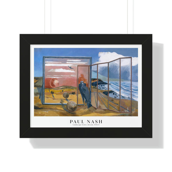Paul Nash - Landscape from a dream - Framed Print