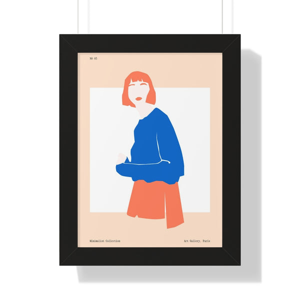 Female Figure No 03 - Framed Print