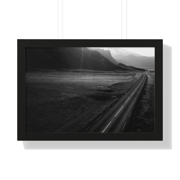 Road in Iceland - Framed Print