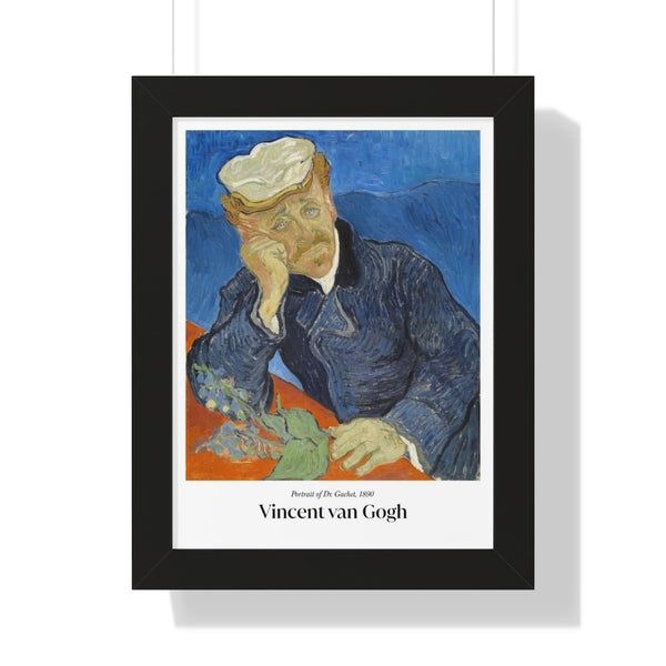 Van Gogh - Portrait of Dr. Gachet - Framed Print