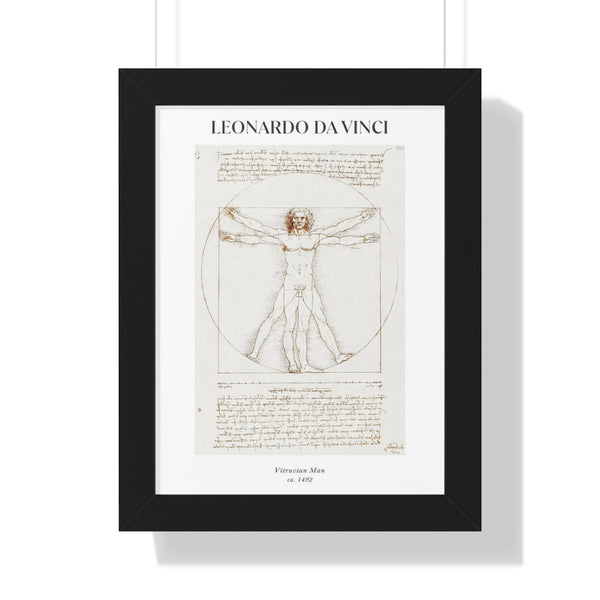 Leonardo da Vinci - Vitruvian Man - Framed Print