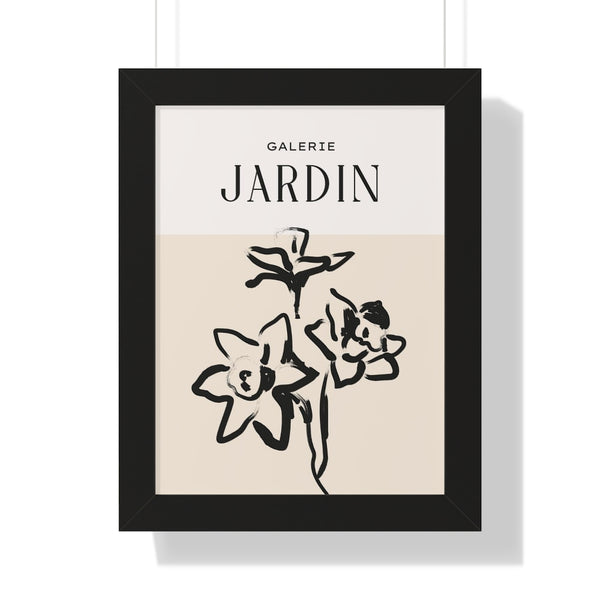 Galerie Jardin Fleurs - Framed Print