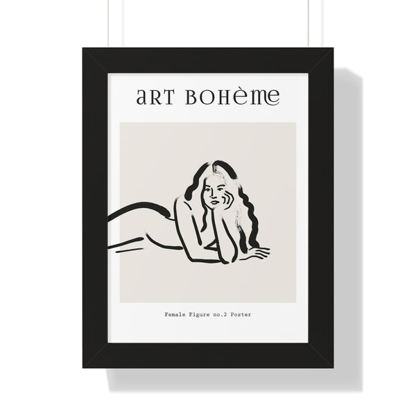 Female Figure No 2 - Framed Print