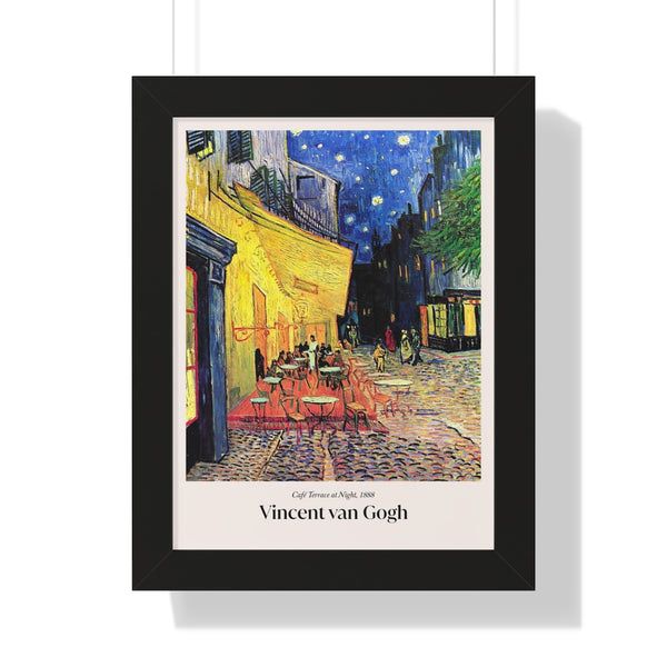 Van Gogh - Café Terrace at Night - Framed Print