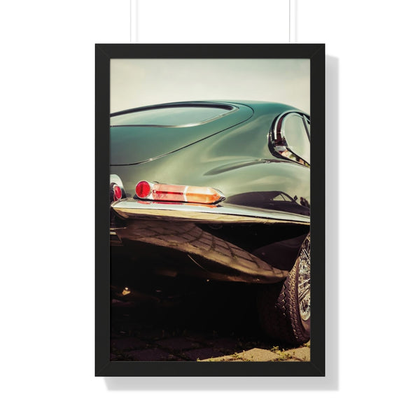 Jaguar E Type - Framed Print