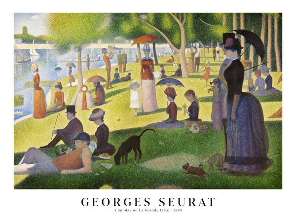Georges Seurat - A Sunday on La Grande Jatte - Poster