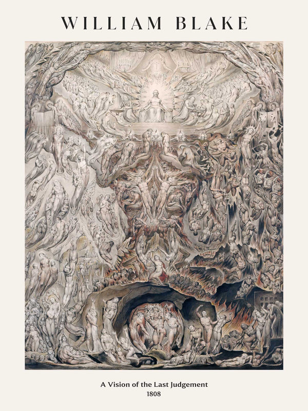 William Blake - A Vision of the Last Judgment - Poster