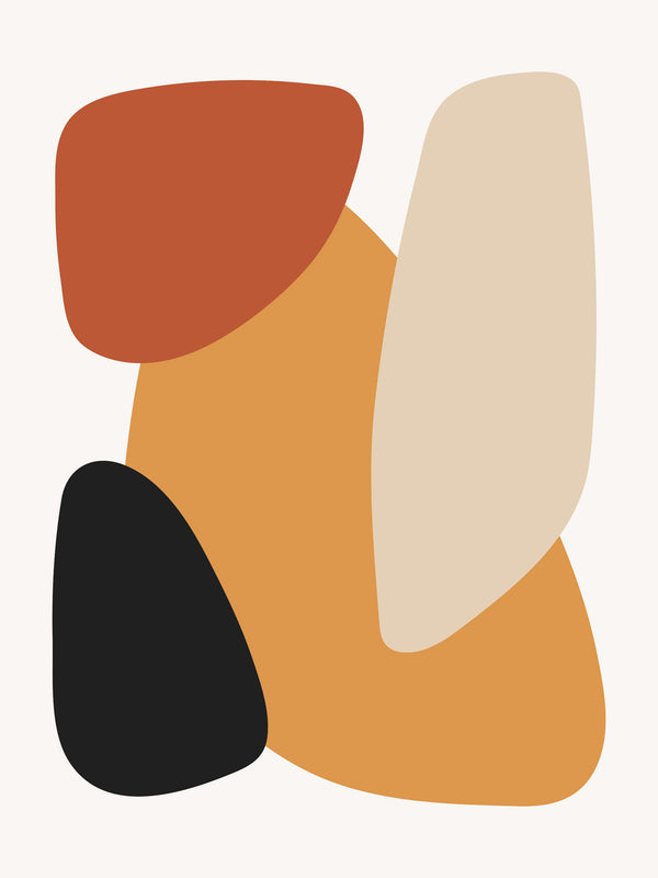 Abstract Shapes No5 - Poster