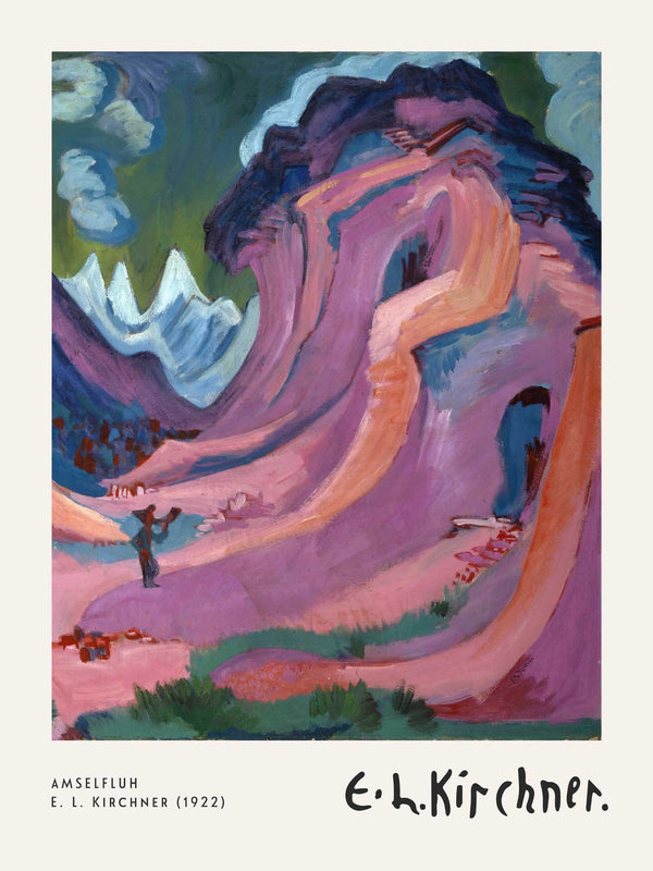Ernst Ludwig Kirchner - Amselfluh - Poster