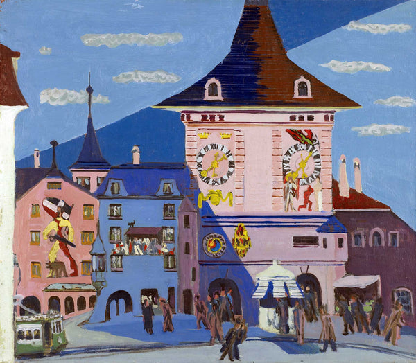 Bern with Belltower, 1935 - Art Print