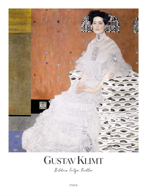 Gustav Klimt - Bildnis Fritza Riedler - Poster