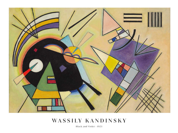 Wassily Kandinsky - Black and Violet - Poster