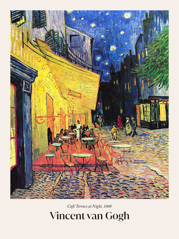Van Gogh - Café Terrace at Night - Poster