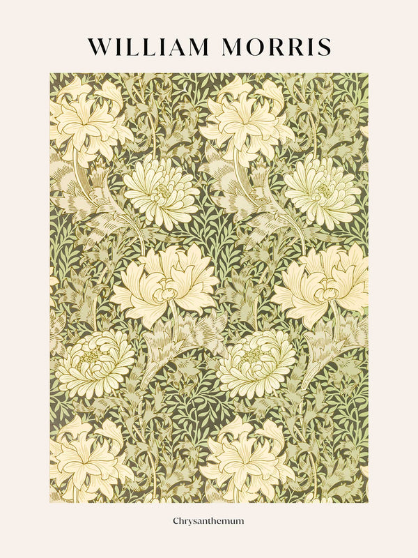 William Morris - Chrysanthemum - Poster