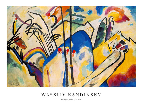 Wassily Kandinsky - Composition IV - Poster