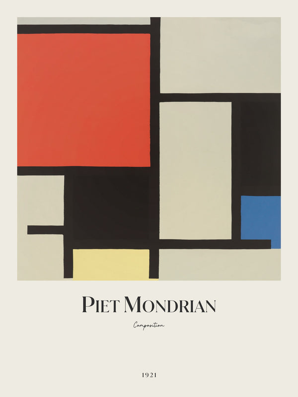 Piet Mondrian - Composition - Poster