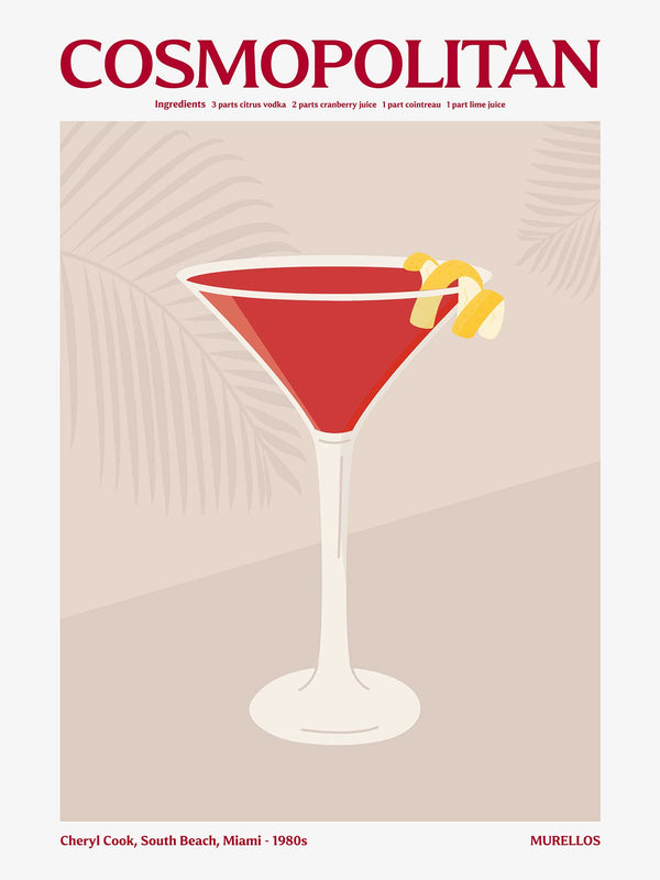 Cosmopolitan Cocktail - Poster