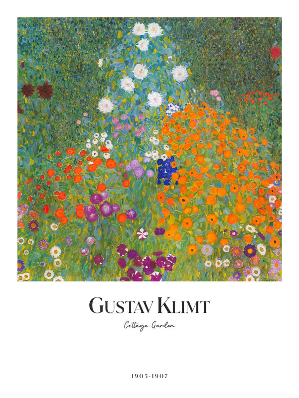 Gustav Klimt - Cottage Garden - Poster