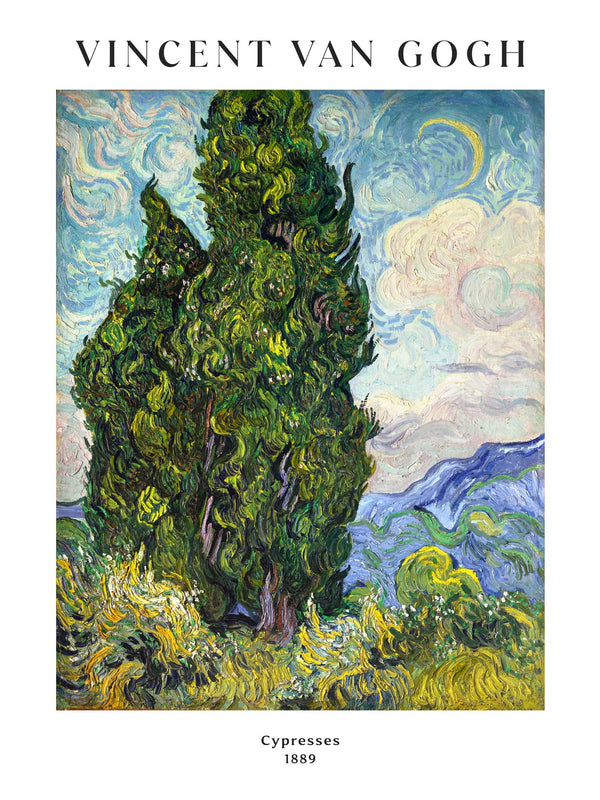 Vincent van Gogh - Cypresses - Poster