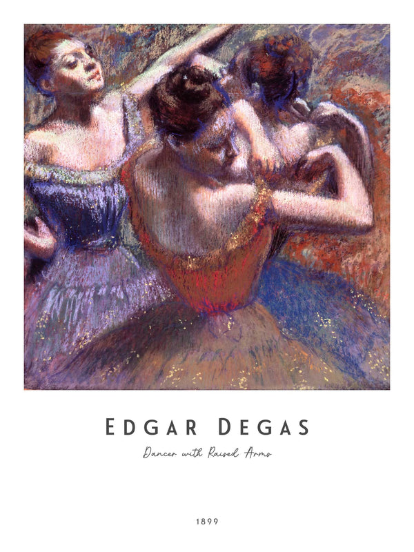 Edgar Degas - Dancer with Raised Arms - Poster