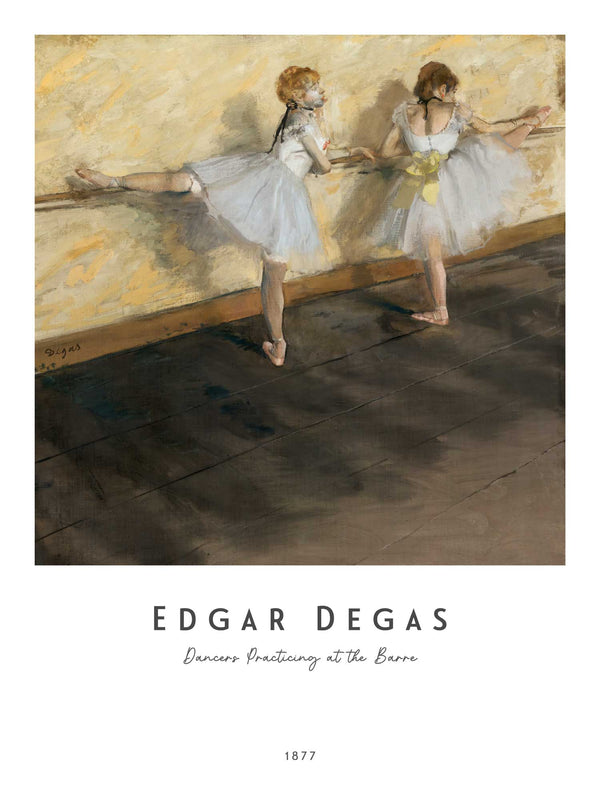 Edgar Degas - Dancers Practicing at the Barre - Poster