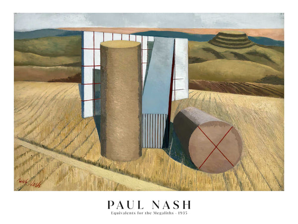 Paul Nash - Equivalents for the Megaliths - Poster