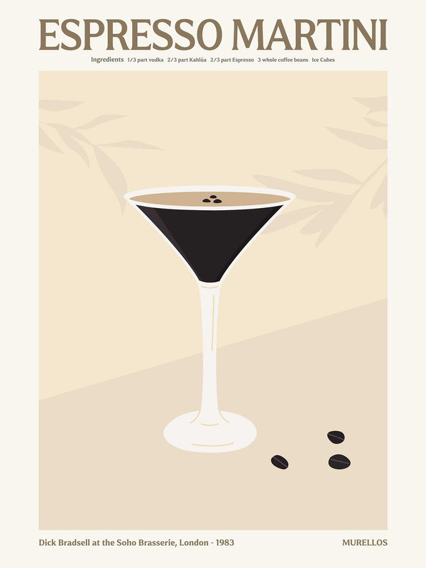 Espresso Martini Cocktail - Poster