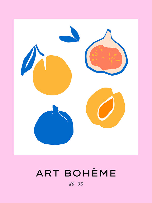 Figs and Apricots - Poster