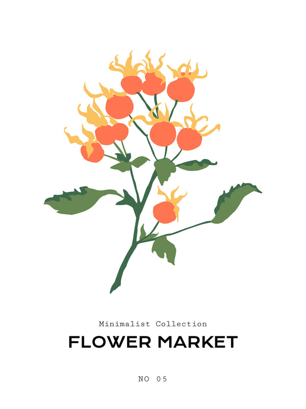 Flower Market No 05 - Poster