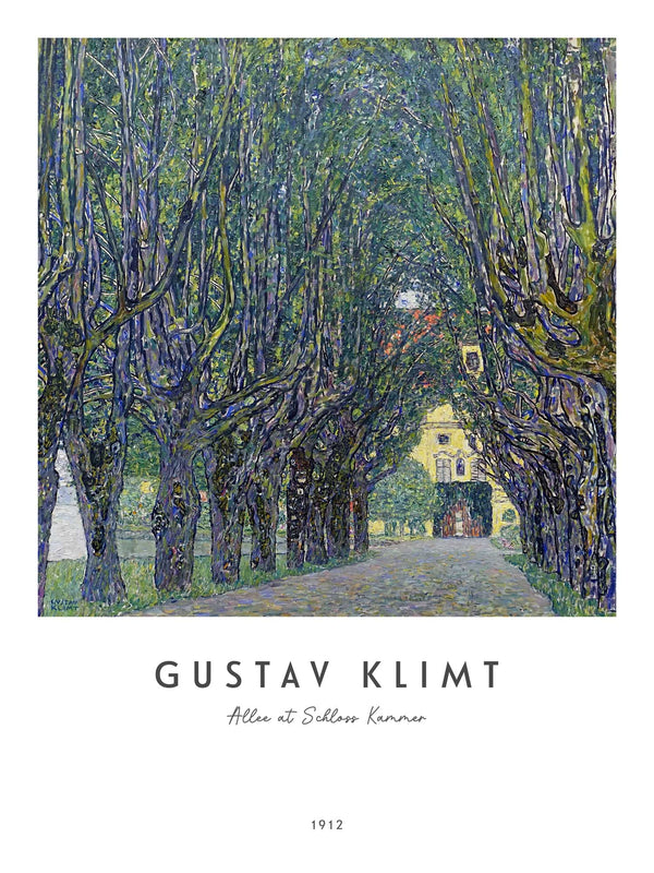 Gustav Klimt - Allee at Schloss Kammer - Poster