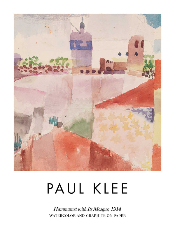 Paul Klee - Hammamet with Its Mosque - Poster