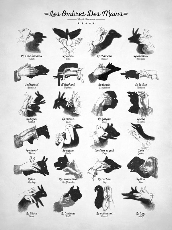 Hand Shadows - Poster