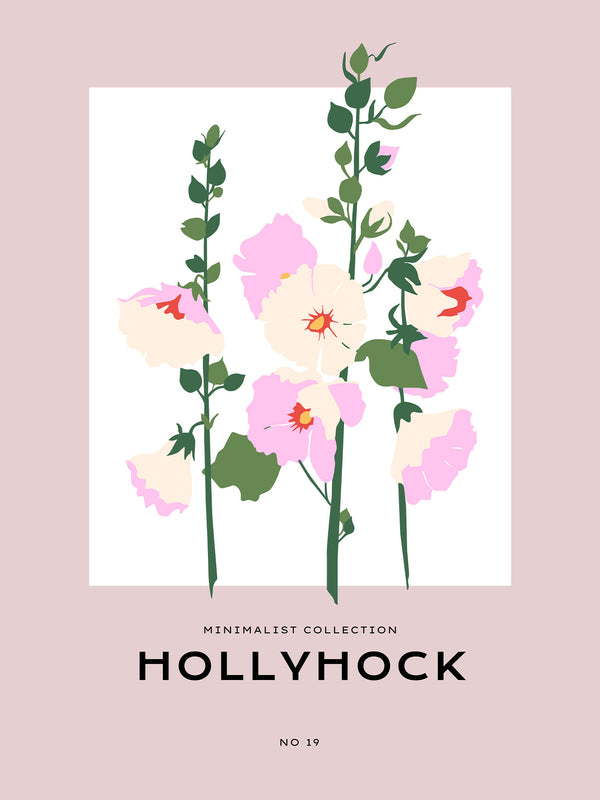 Hollyhock - Poster