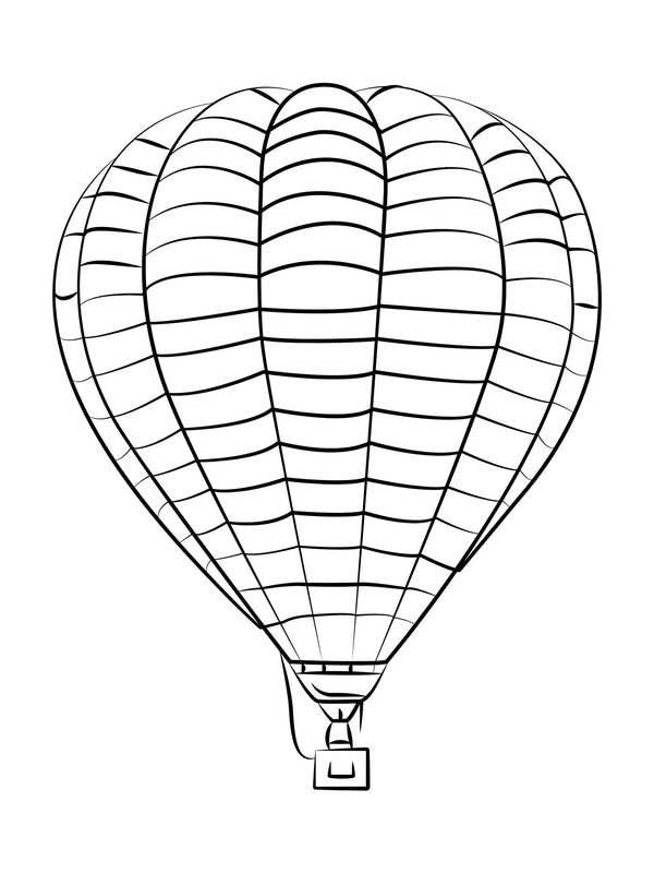 Hot Air Balloon Illustration - Poster