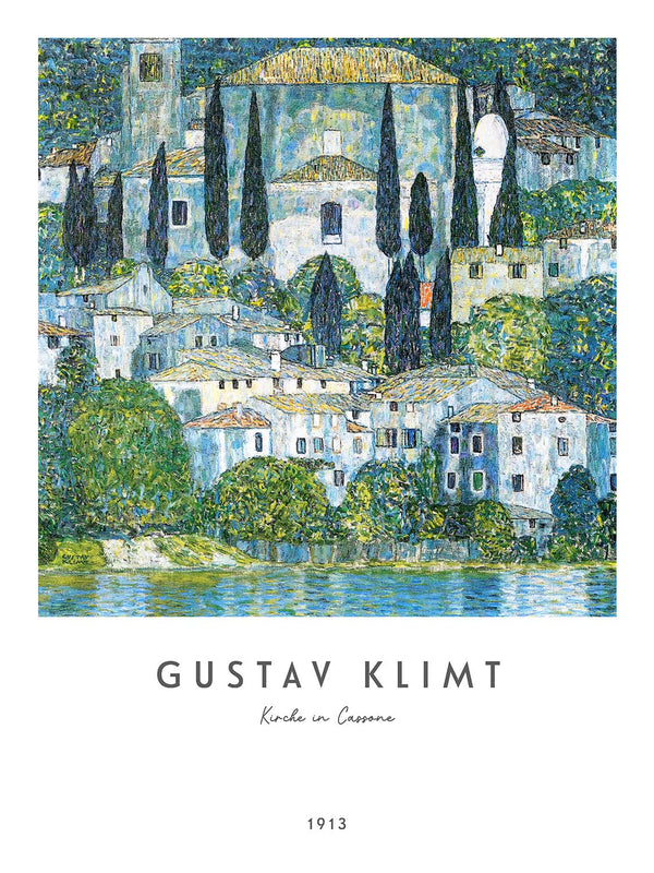 Gustav Klimt - Kirche in Cassone - Poster